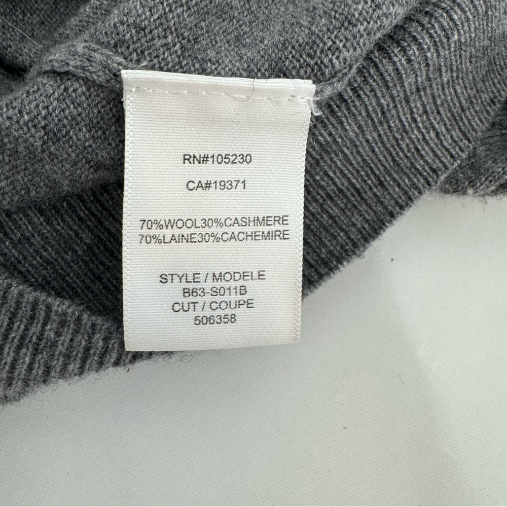 Equipment Femme Sweater Women’s M Gray Pullover Embellished Neck - Picture 8 of 13